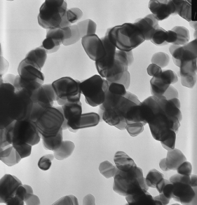 Nanopós de óxido de estanho de material condutor transparente