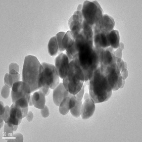 nanopartículas in2o3 de óxido de índio amarelo claro