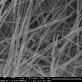 nanofios de zno de óxido de zinco de materiais semicondutores